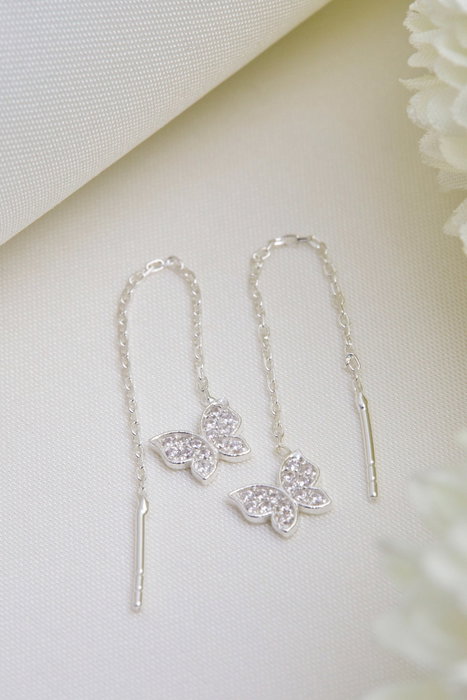 Heliophilia Silver Pendientes de Plata de Ley 925